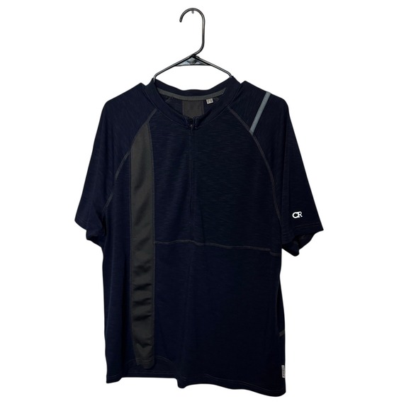 Club Ride Apparel Other - Club Ride Cycling Jersey Mens XL Navy Blue Half Zip Pullover Stretch Performance